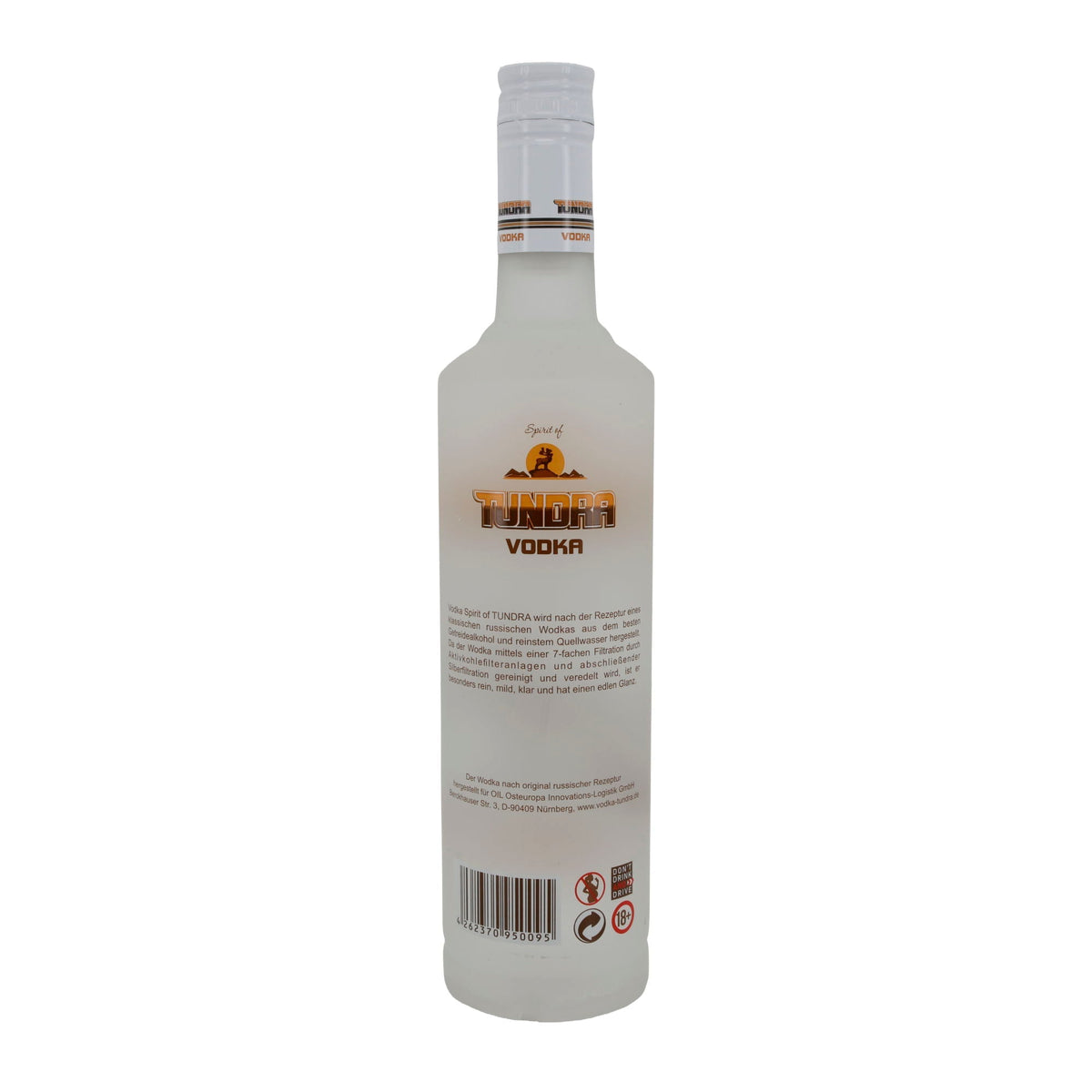 Tundra Vodka | Spirit of Tundra | Russischer Premium Vodka | 40 % vol | 0,7 l