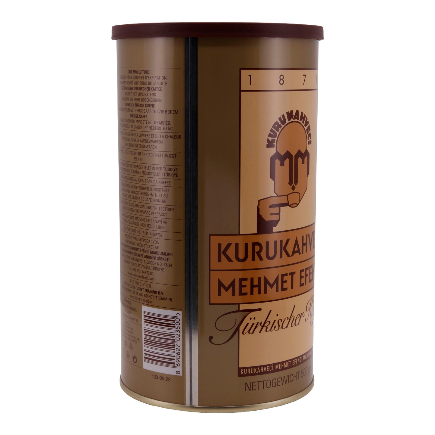 Türkischer Kaffee Kurukahveci Mehmet Efendi | Mokka | Traditionelle Qualität & intensives Aroma | 500 g Packung
