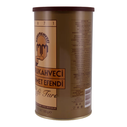 Türkischer Kaffee Kurukahveci Mehmet Efendi | Mokka | Traditionelle Qualität & intensives Aroma | 500 g Packung