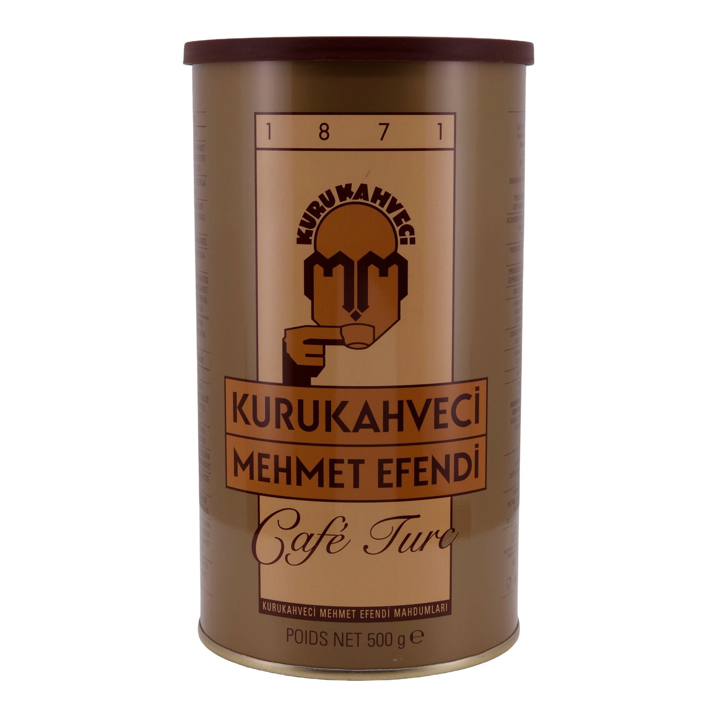 Türkischer Kaffee Kurukahveci Mehmet Efendi | Mokka | Traditionelle Qualität & intensives Aroma | 500 g Packung