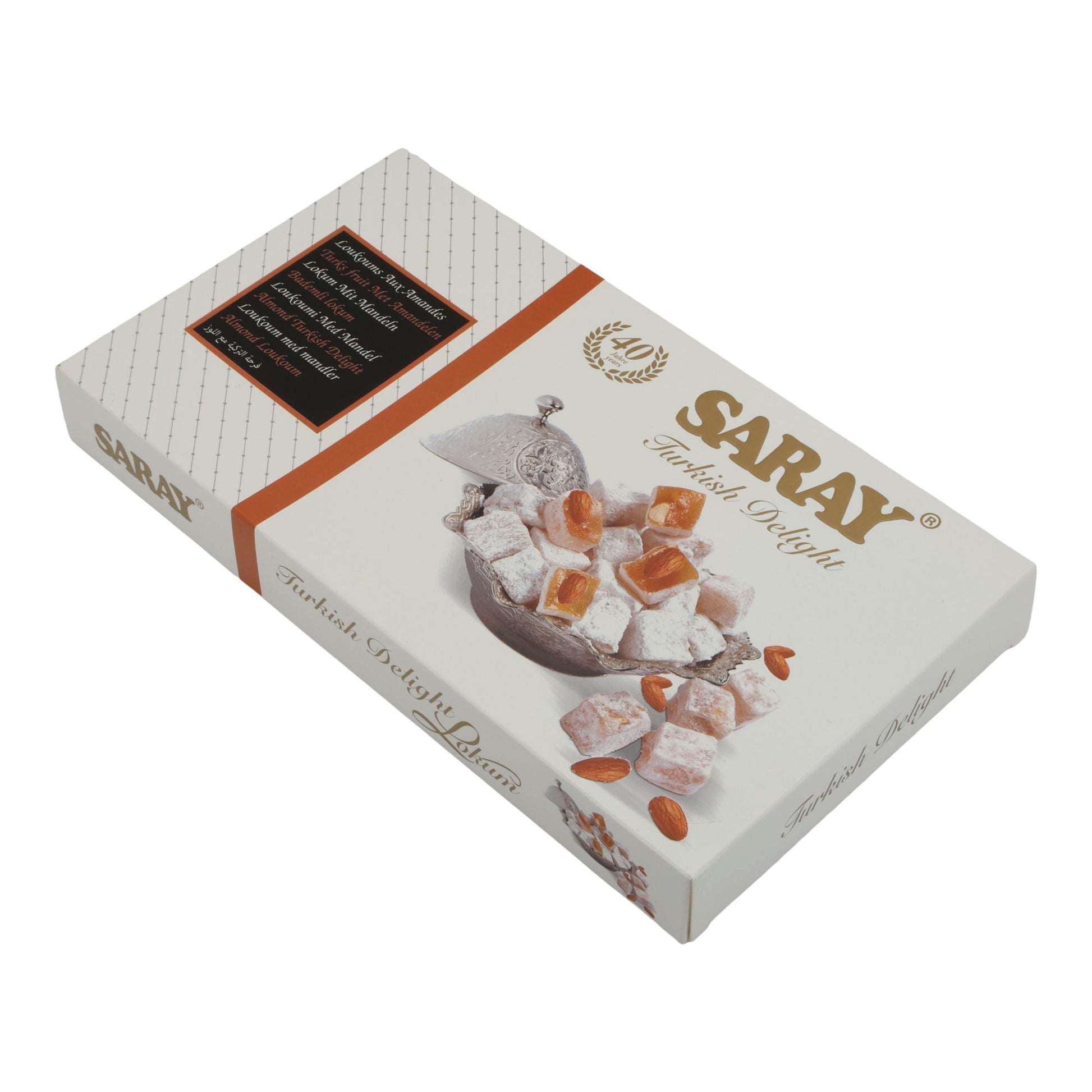 Turkish Delight Saray | Lokum | Mit Mandeln | 400 g - Taste Your World