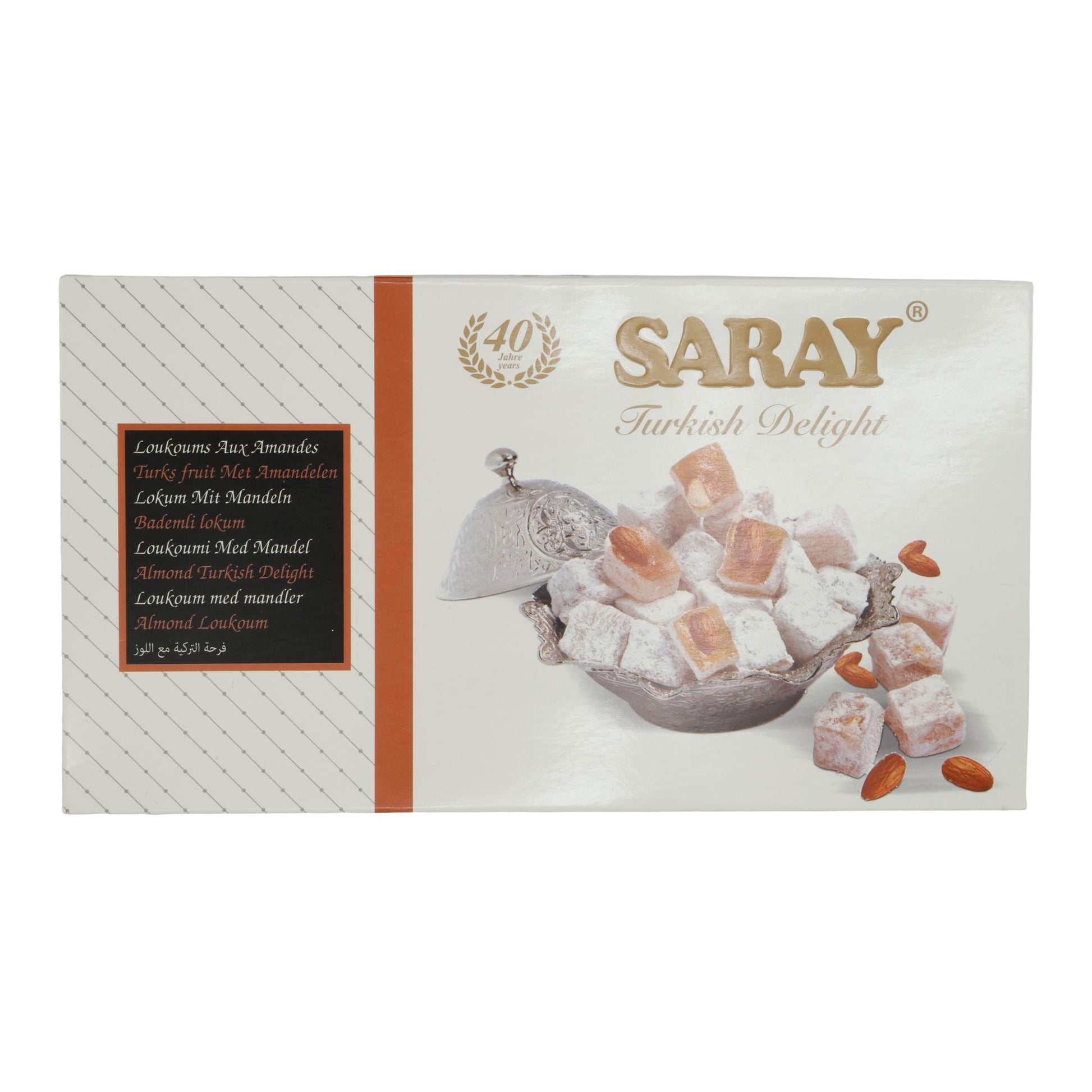 Turkish Delight Saray | Lokum | Mit Mandeln | 400 g - Taste Your World