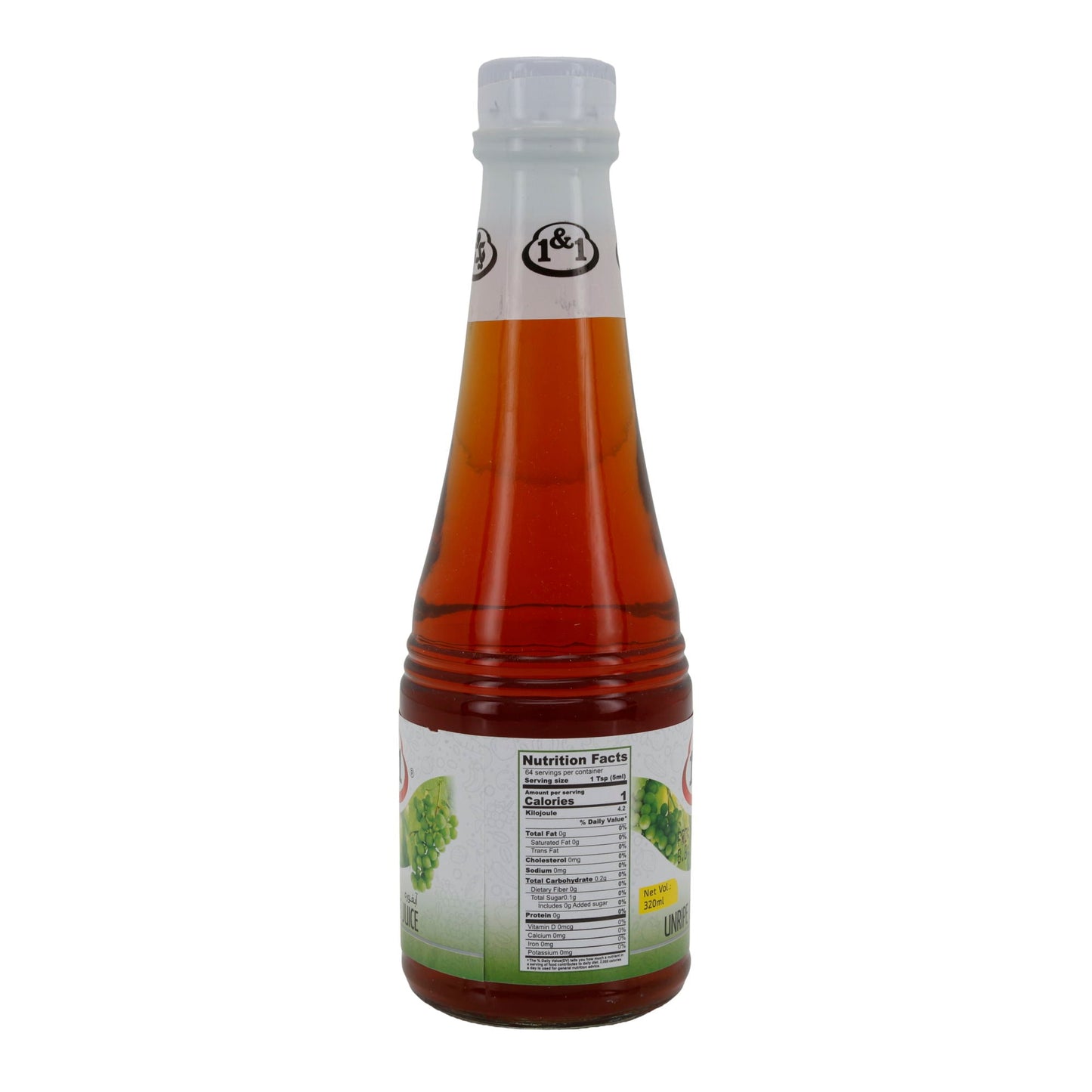 Unreifer Traubensaft 1&1 | 100 % natürlicher Saft | Orientalisches Produkt | 330 ml