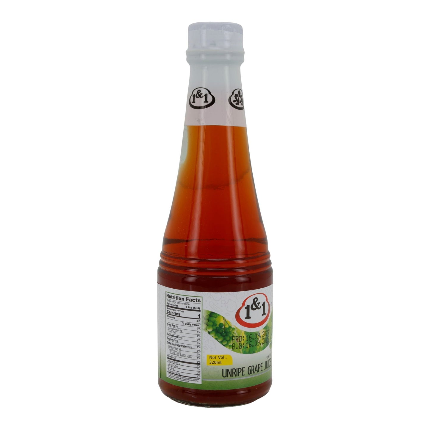 Unreifer Traubensaft 1&1 | 100 % natürlicher Saft | Orientalisches Produkt | 330 ml Espido