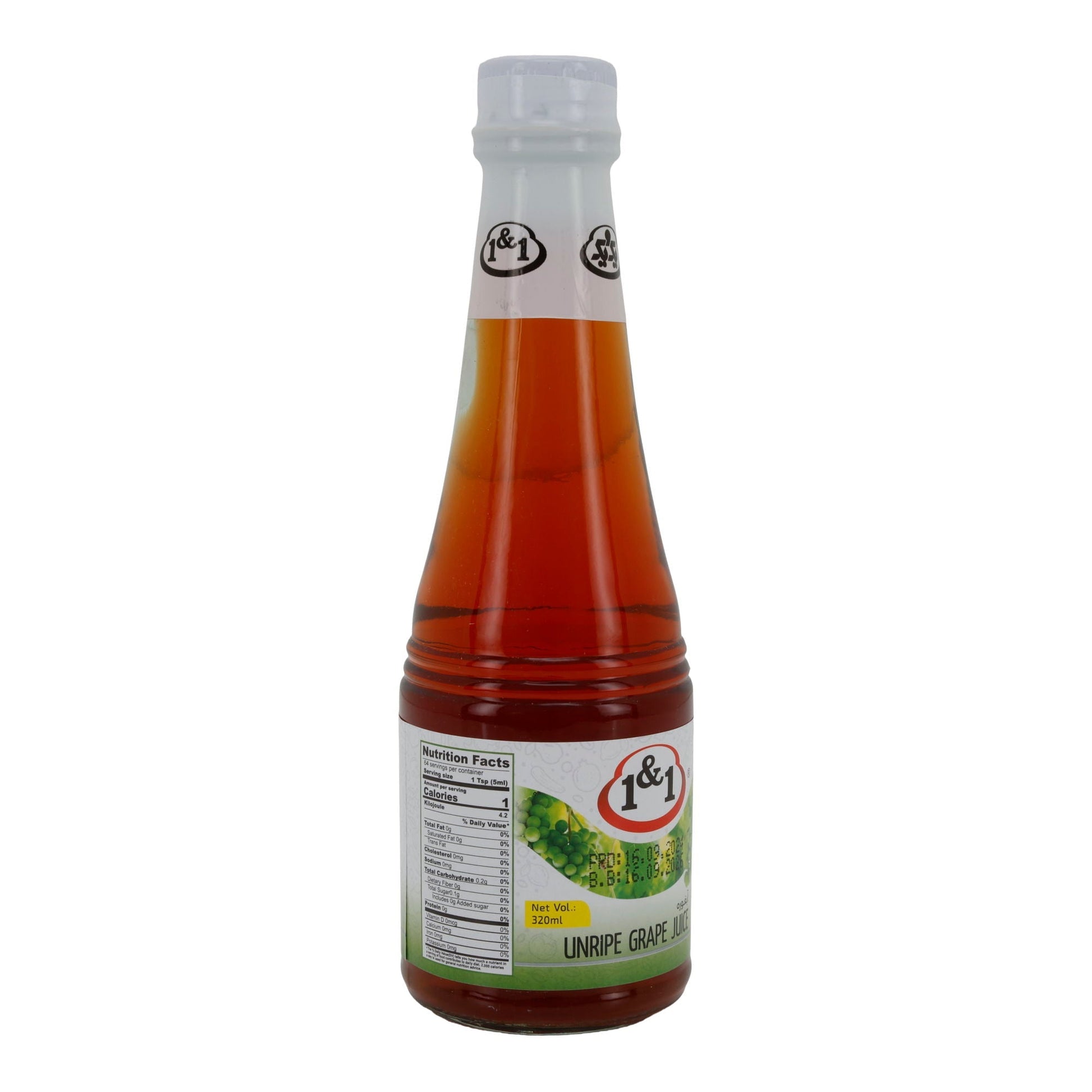 Unreifer Traubensaft 1&1 | 100 % natürlicher Saft | Orientalisches Produkt | 330 ml Espido
