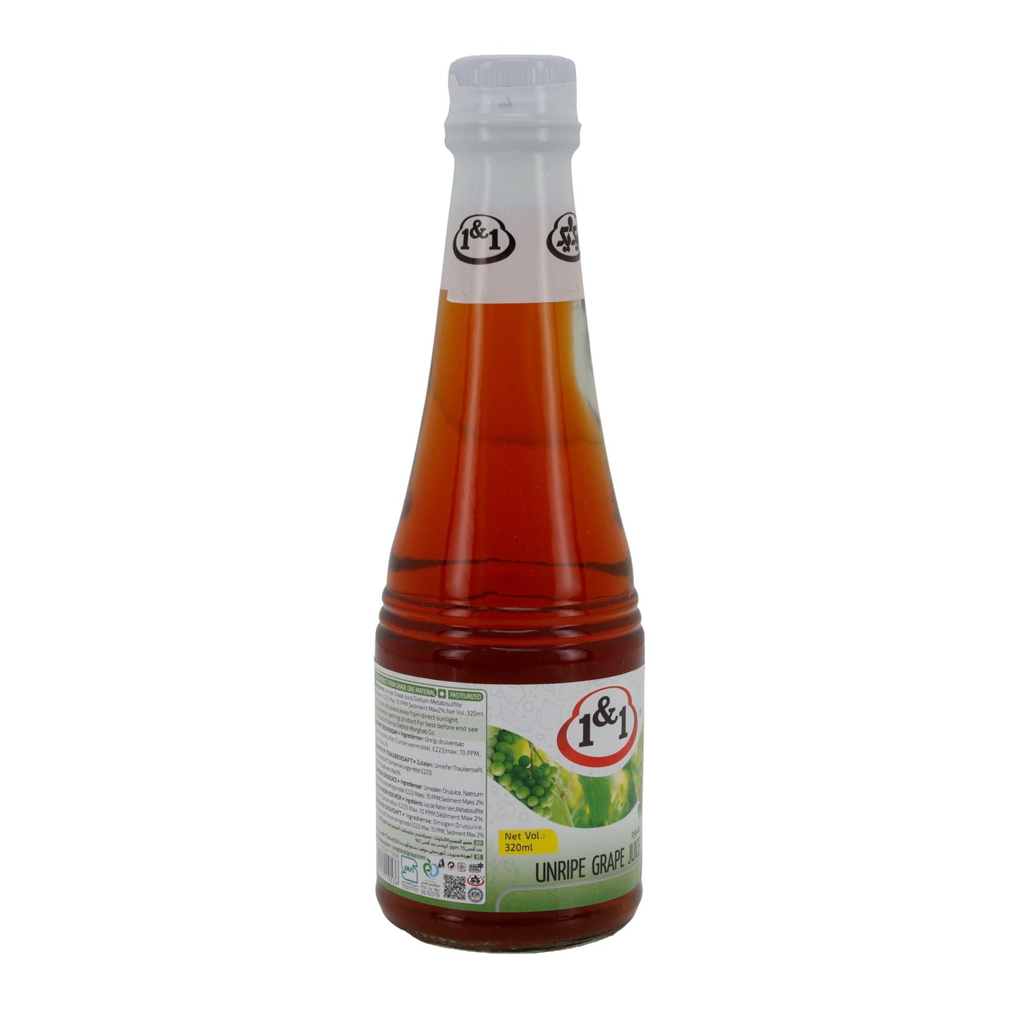 Unreifer Traubensaft 1&1 | 100 % natürlicher Saft | Orientalisches Produkt | 330 ml
