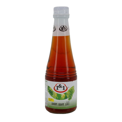 Unreifer Traubensaft 1&1 | 100 % natürlicher Saft | Orientalisches Produkt | 330 ml