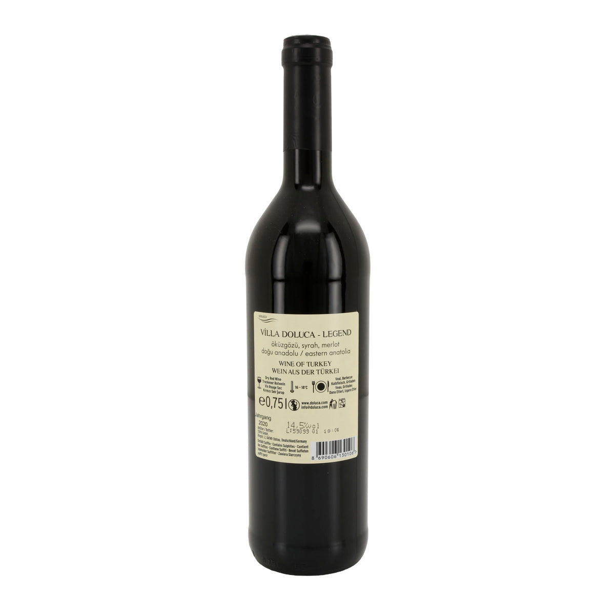 Villa Doluca Rotwein | Öküzgözü, Syrah, Merlot | Türkei | 0,75 l |14,5 % vol Villa Doluca