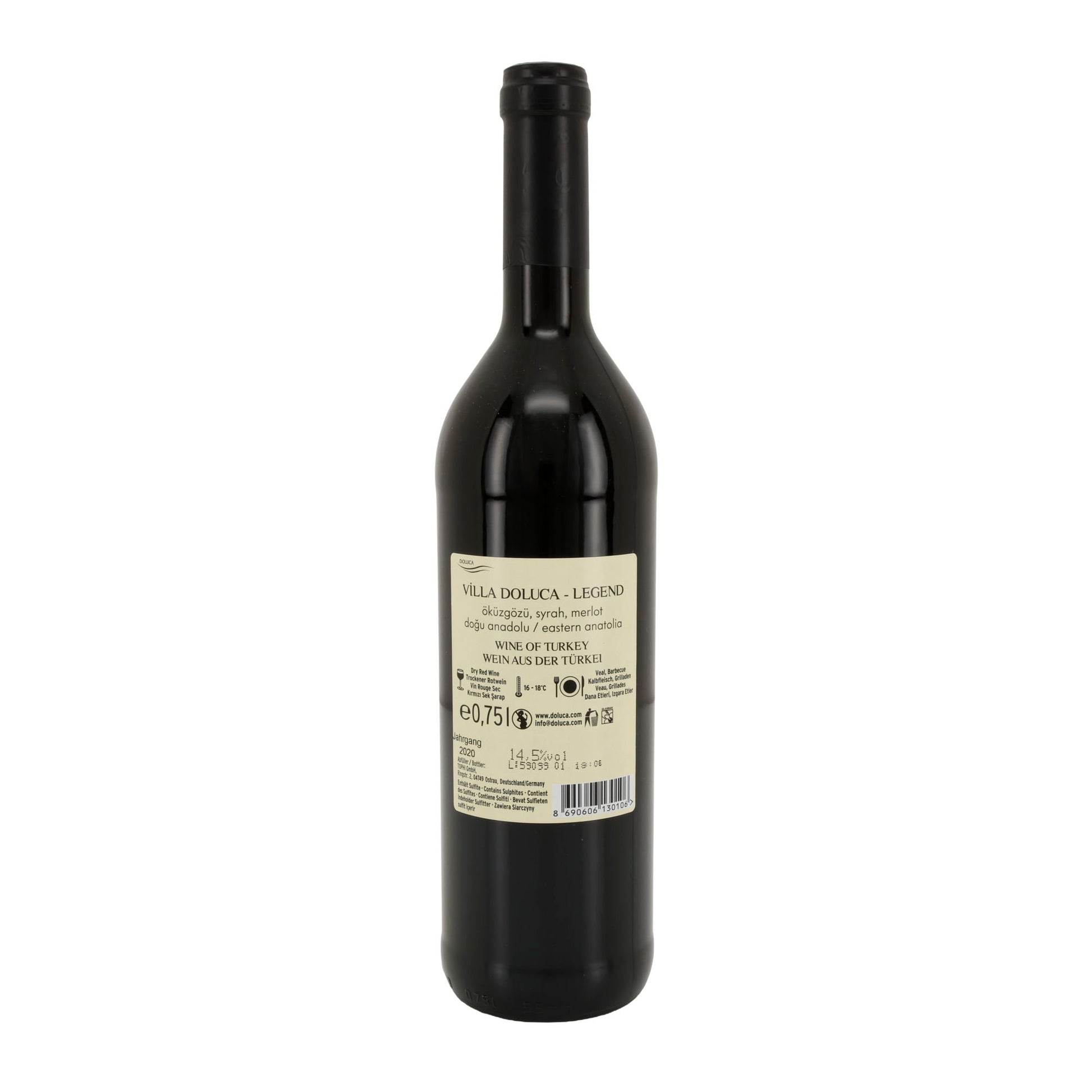 Villa Doluca Rotwein | Öküzgözü, Syrah, Merlot | Türkei | 0,75 l |14,5 % vol - Taste Your World