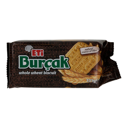 Vollkorn-Weizenkekse Eti Burçak | Kekse | aus hochwertigem Weizenvollkornmehl | 131 g