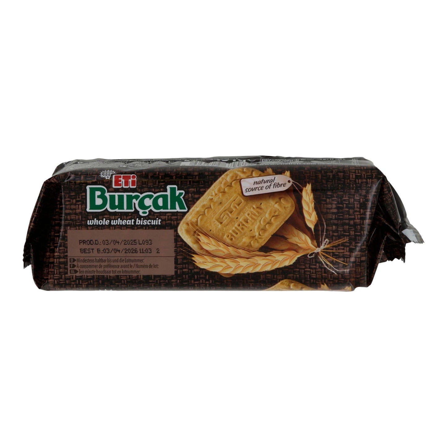 Vollkorn-Weizenkekse Eti Burçak | Kekse | aus hochwertigem Weizenvollkornmehl | 131 g