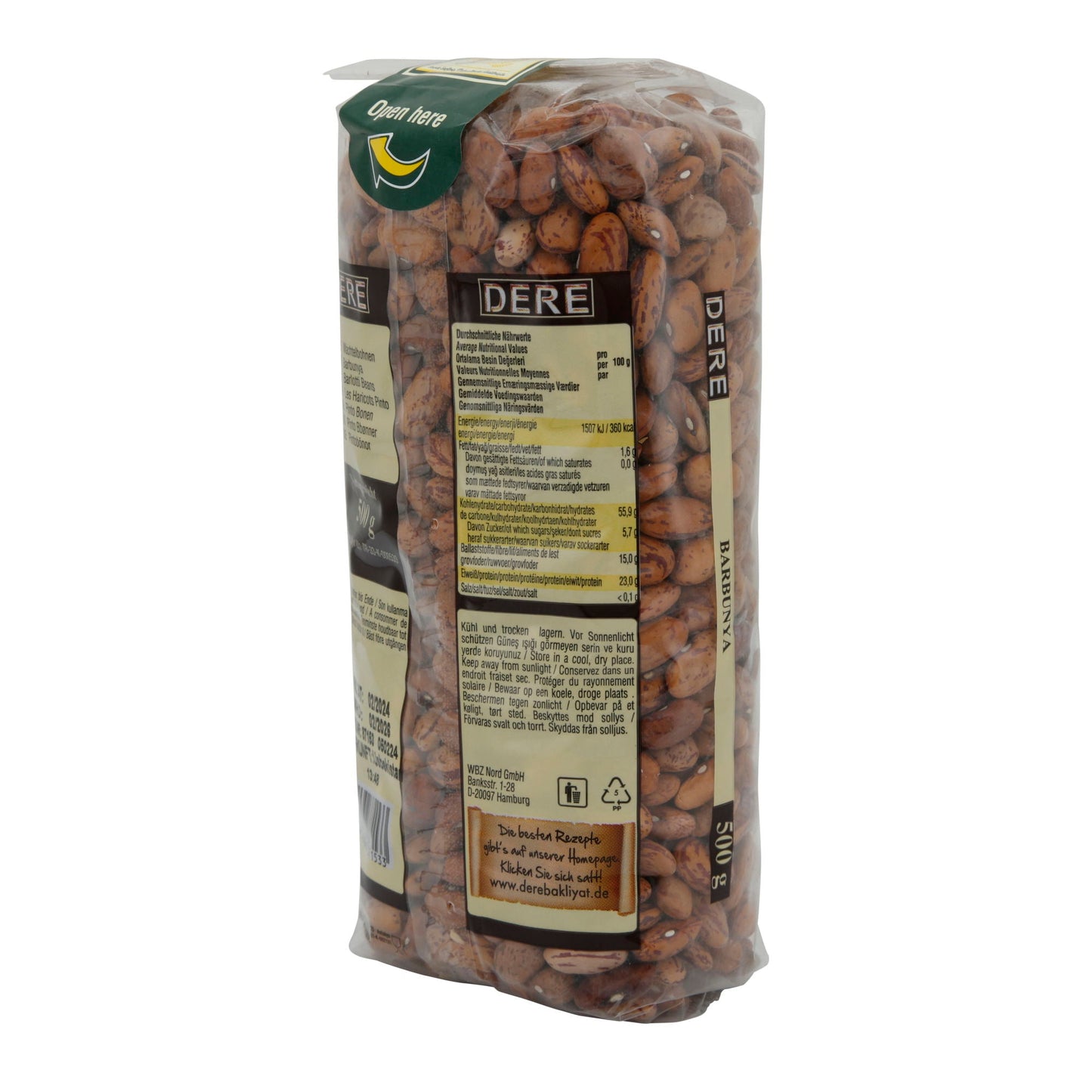 Wachtelbohnen Dere | Hülsenfrucht | Barbunya | 500g