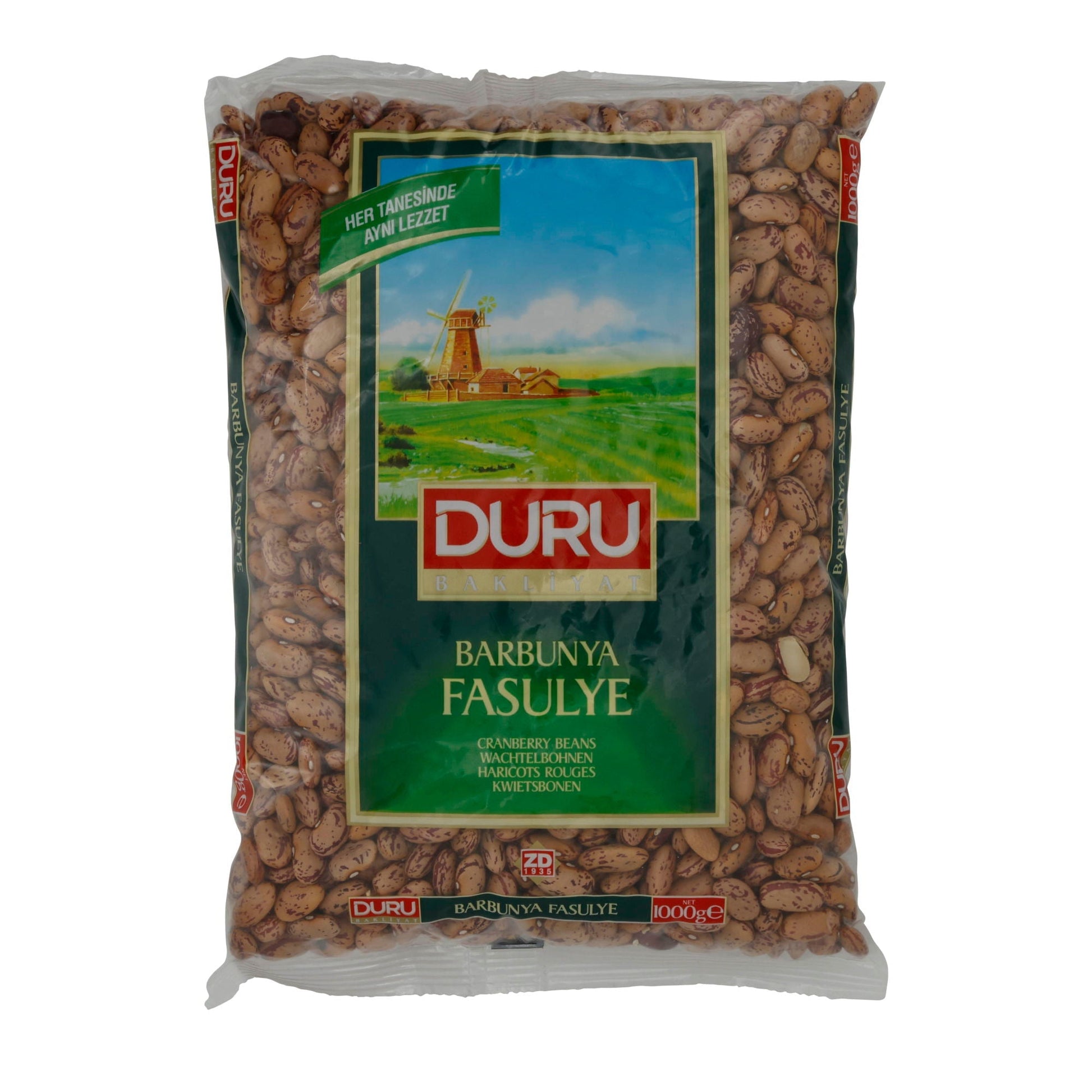 Wachtelbohnen Duru | Barbunya Fasulye | Nährstoffreich, für herzhafte Gerichte | 1 kg DURU
