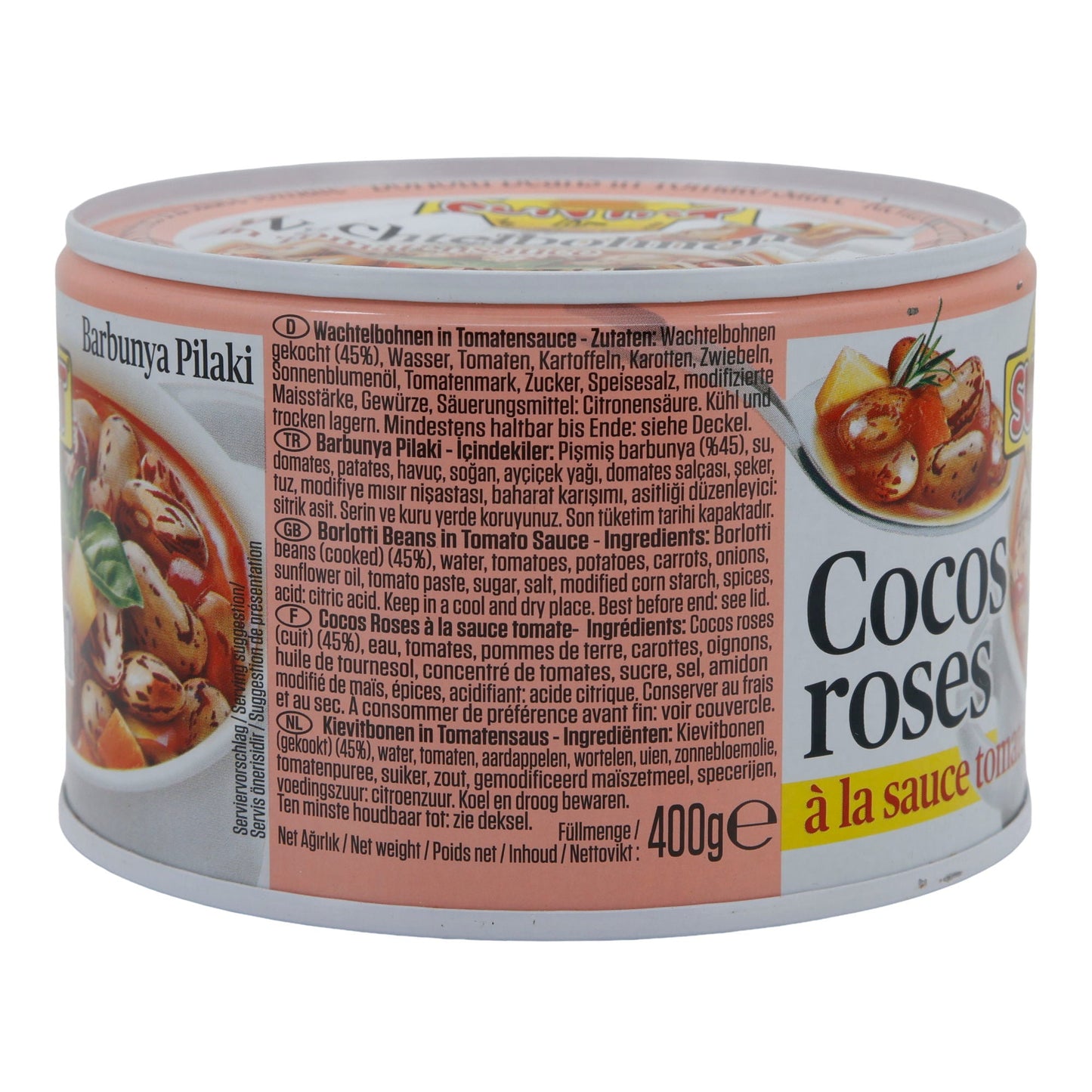 Wachtelbohnen Suntat | In Tomatensauce | Barbunya Pilaki, traditionell | 400 g