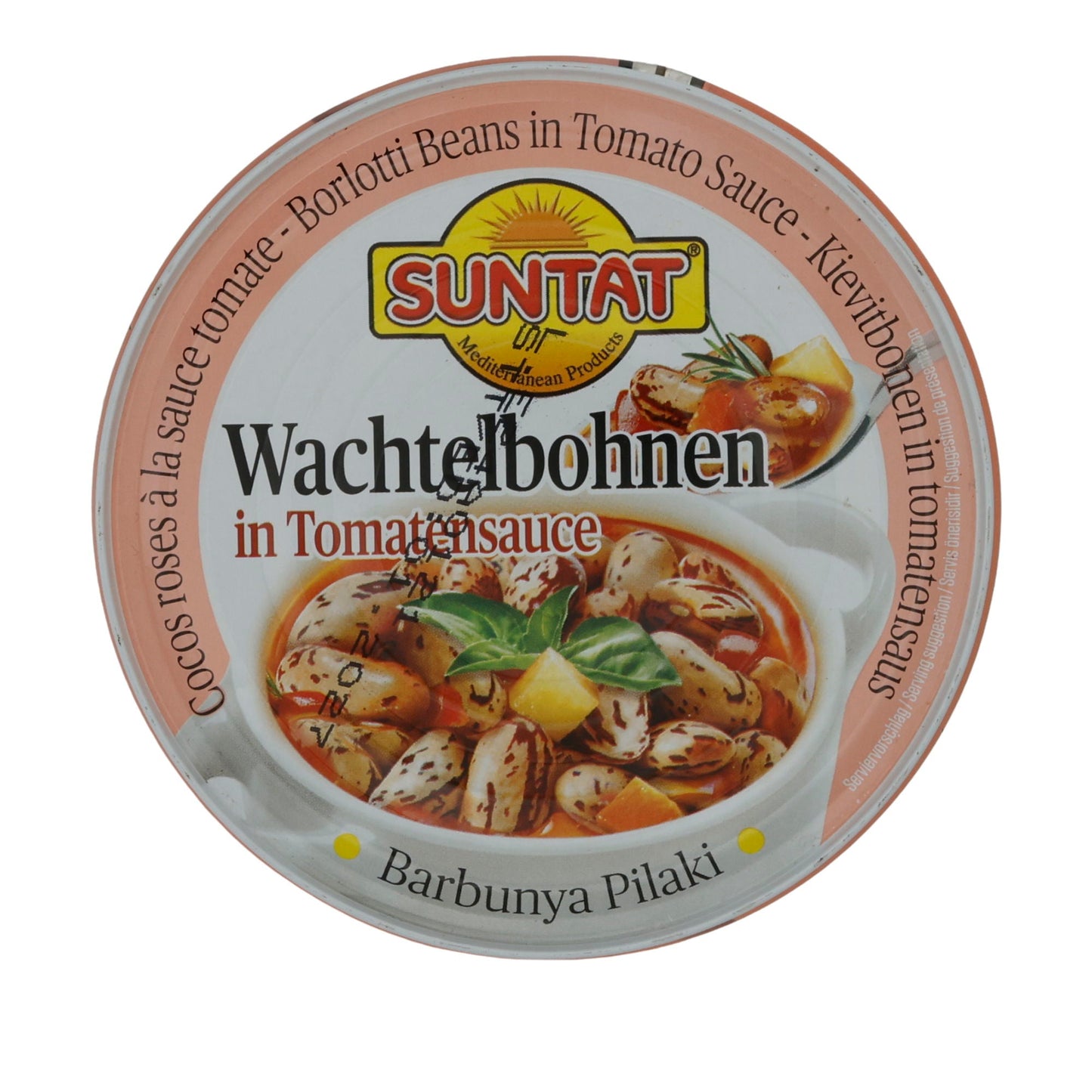 Wachtelbohnen Suntat | In Tomatensauce | Barbunya Pilaki, traditionell | 400 g