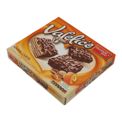 Wafer Cakes Vafelice | Erdnüsse und Orange | In Schokoladen-Milch-Beschichtung | 180 g SWEET PLUS