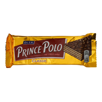 Waffel Prince Polo Classic | Gebäck | mit Schokoladenüberzug und Füllung | 35 g OLZA