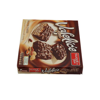 Waffelkuchen Sweet Plus | Vafeliće Cakes | Knusprig, mit Erdnüssen & Kakaomilch-Überzug | 180 g SWEET PLUS