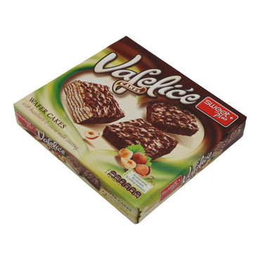 Waffelkuchen Sweet Plus | Vafelice | Mit Haselnüssen und Kakao-Milch-Überzug | 125 g