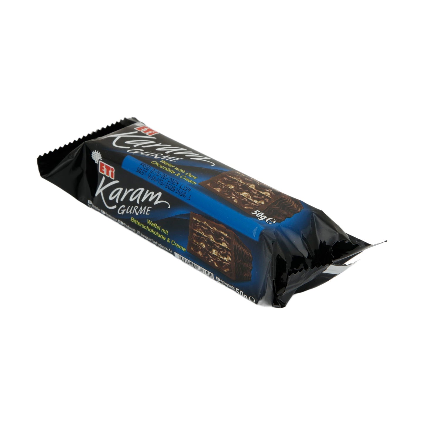 Waffeln Eti Karam Gurme | Gebäck | mit Bitterschokolade & Creme | 50 g