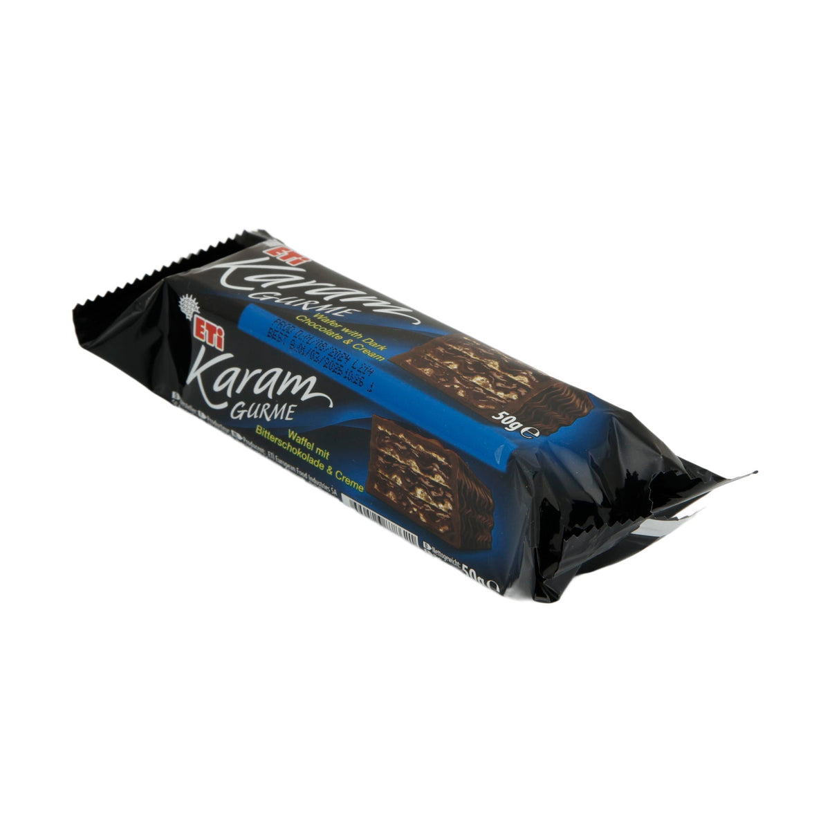 Waffeln Eti Karam Gurme | Gebäck | mit Bitterschokolade & Creme | 44 g