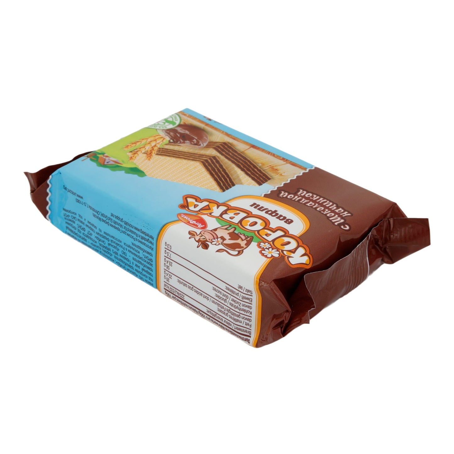 Waffeln Korowka | Gebäck | Waffelschnitten mit Schokoladencreme-Füllung | 150 g
