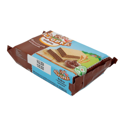 Waffeln Korowka | Gebäck | Waffelschnitten mit Schokoladencreme-Füllung | 150 g KOPOBKA