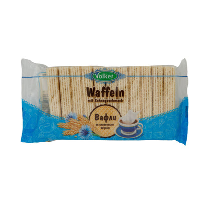 Waffeln Völker | Gebäck | Mit Sahnegeschmack | 220 g