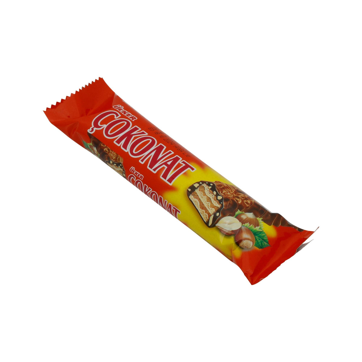 Waffelriegel Ülker | Çokonat | Knusprig, Haselnüsse & Schokolade | 33 g
