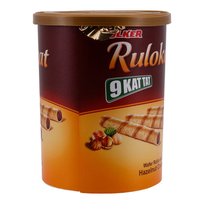 Waffelröllchen Ülker | Rulokat | Mit Haselnusscreme | 170 g