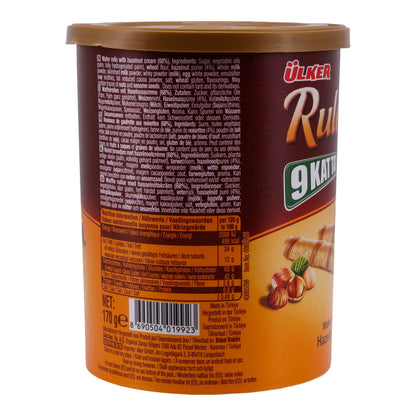 Waffelröllchen Ülker | Rulokat | Mit Haselnusscreme | 170 g