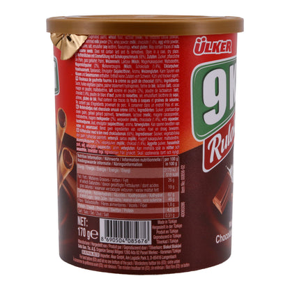 Waffelröllchen Ülker | Rulokat | Mit Schokoladencreme | 170 g