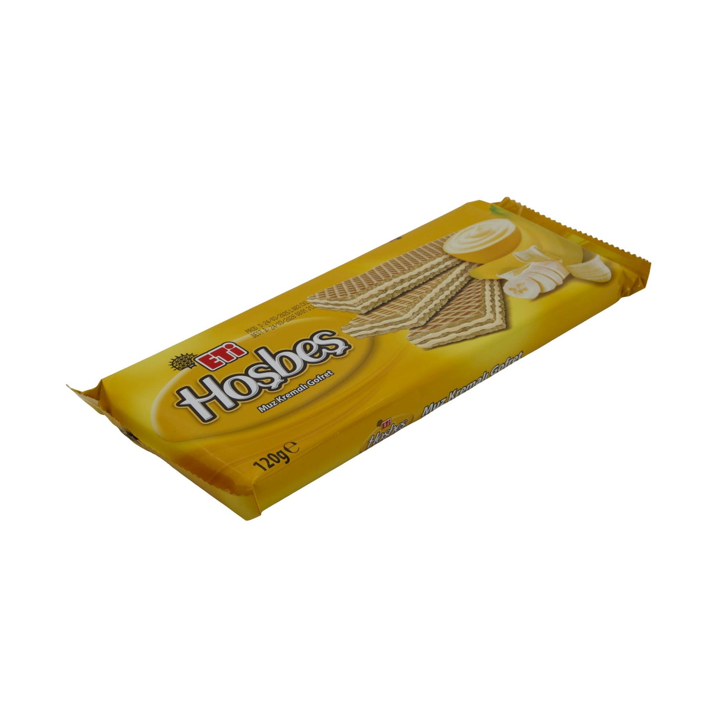 Waffelschnitten Eti Hoşbeş | Gebäck | mit Bananencremefüllung | 120 g