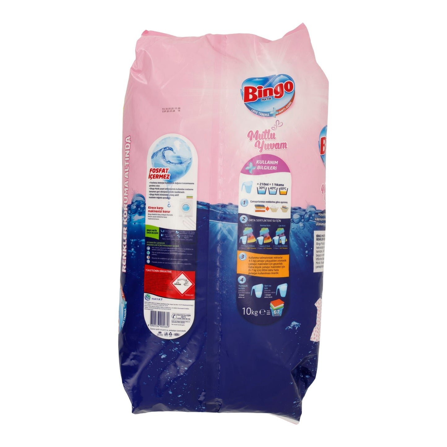 Waschmittel Bingo Mutlu Yuvam | Waschpulver | 10 Kg