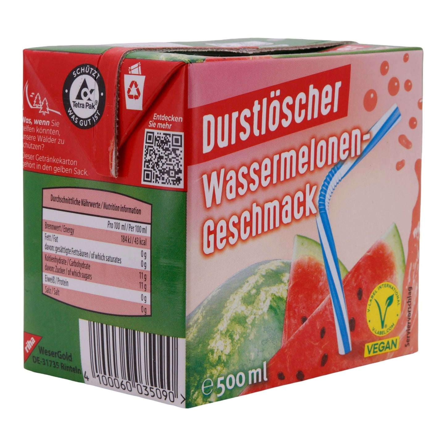 Wassermelone Durstlöscher | Getränk | 500 ml