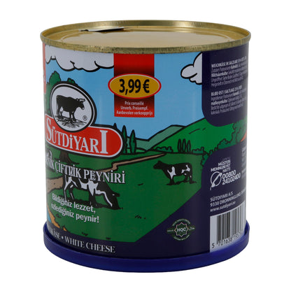 Weichkäse Sütdiyarı Piknik Çiftlik | Weißkäse in Salzlake | Traditioneller Weichkäse mit 55 % Fett i. Tr. | 750 g