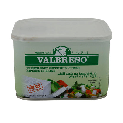 Weichkäse Valbreso Weichkäse aus Schafmilch | In Salzlake gereift | Französischer Käse | 600 g
