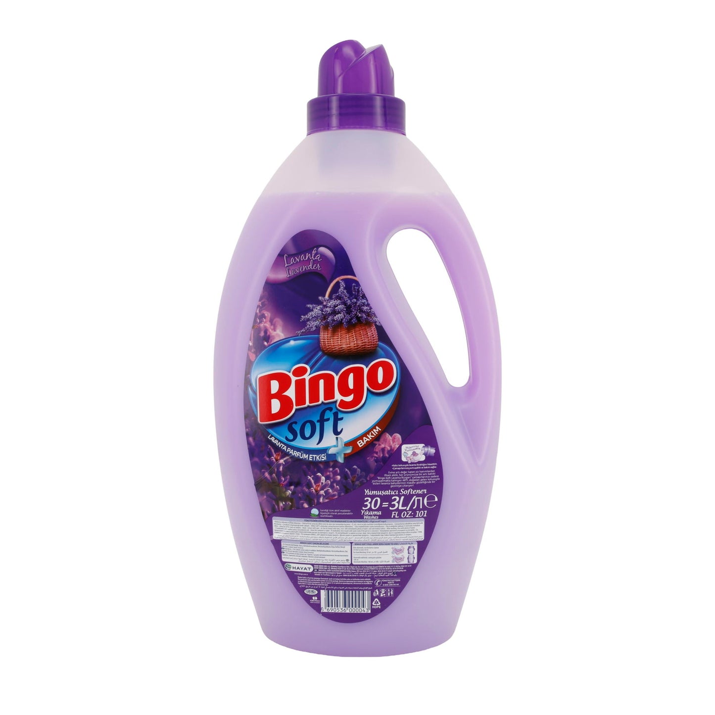 Weichspüler Bingo Soft Lavanta | Langanhaltende Frische | 3L