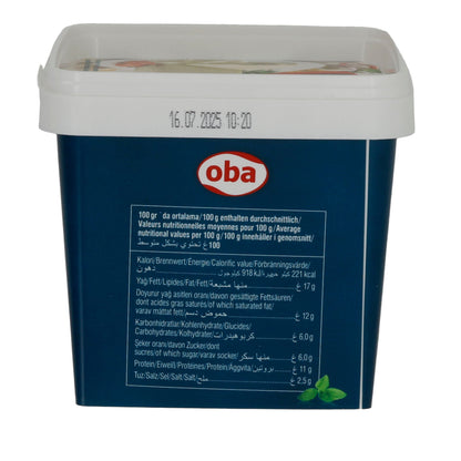 Weißkäse Oba | Krem Peyniri | Cremig, in Salzlake | 480g OBA