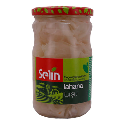 Weißkohl Selin | Mit Karotten | In Essig eingelegt – Salat | 620g