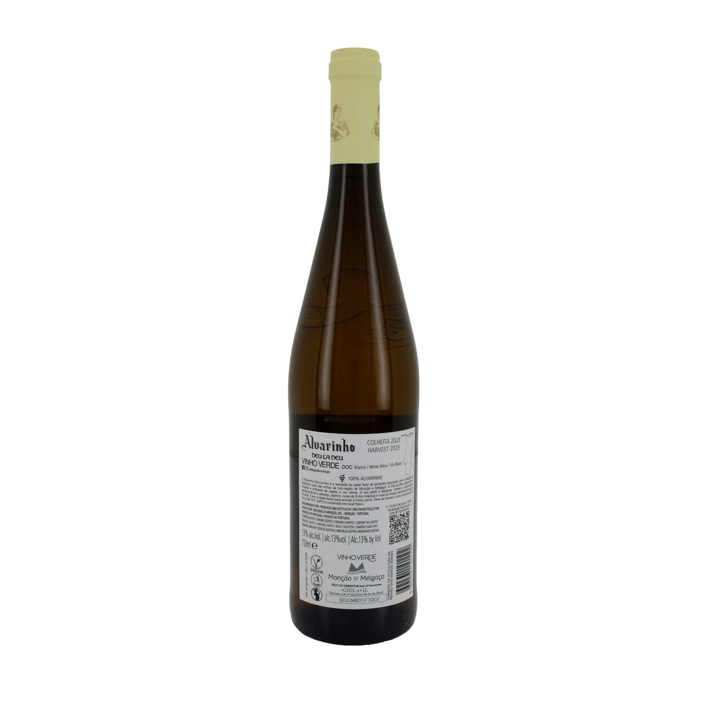 Weißwein Deu La Deu | Alvarinho 2023 | Vinho Verde DOC | 13 % vol | 750 ml Adega Cooperativa Regional de Monção