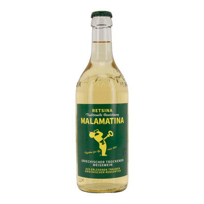Weißwein Malamatina | Griechischer Retsina | trocken | 11 % vol | 250 ml