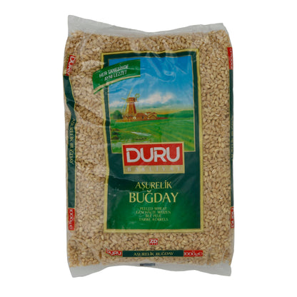 Weizen Duru | Aşurelik Bugday | Geschält, für Aşure, Suppen & Salate | 1 kg