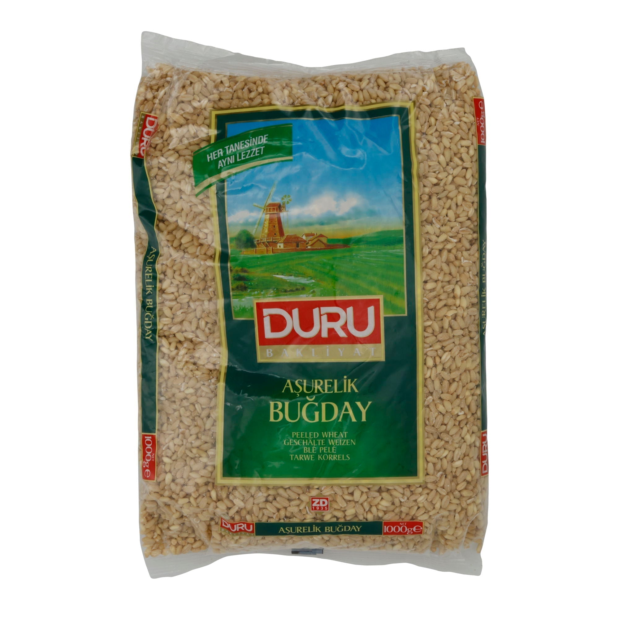 Weizen Duru | Aşurelik Bugday | Geschält, für Aşure, Suppen & Salate | 1 kg DURU