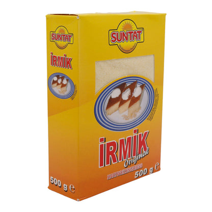 Weizengrieß Suntat | İrmik | Hartweizengrieß, vielseitige Basis für süße & herzhafte Gerichte | 500 g