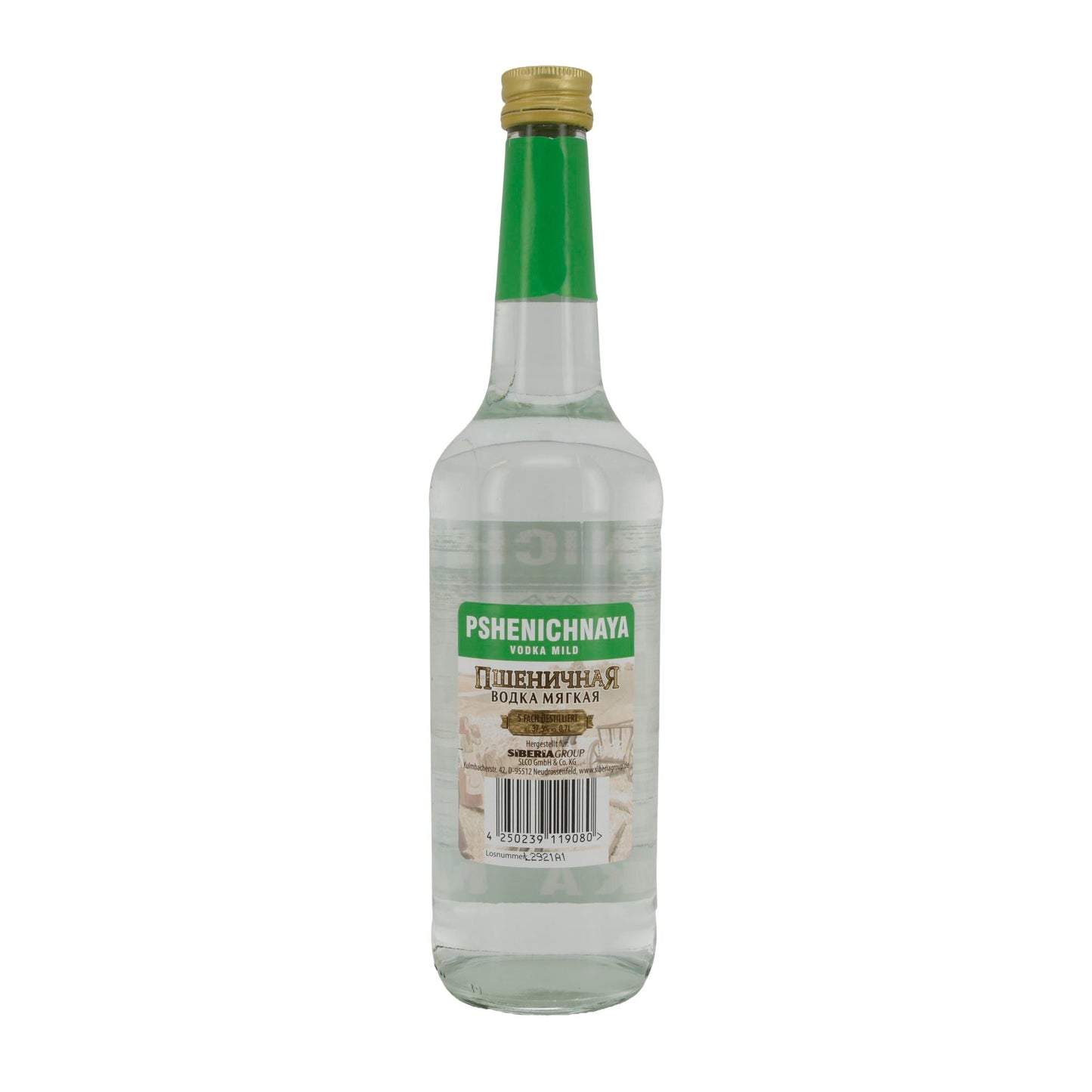 Wodka Pshenichnaya | Mild | Weizenwodka | 37,5 % vol | 0,7 l - Taste Your World
