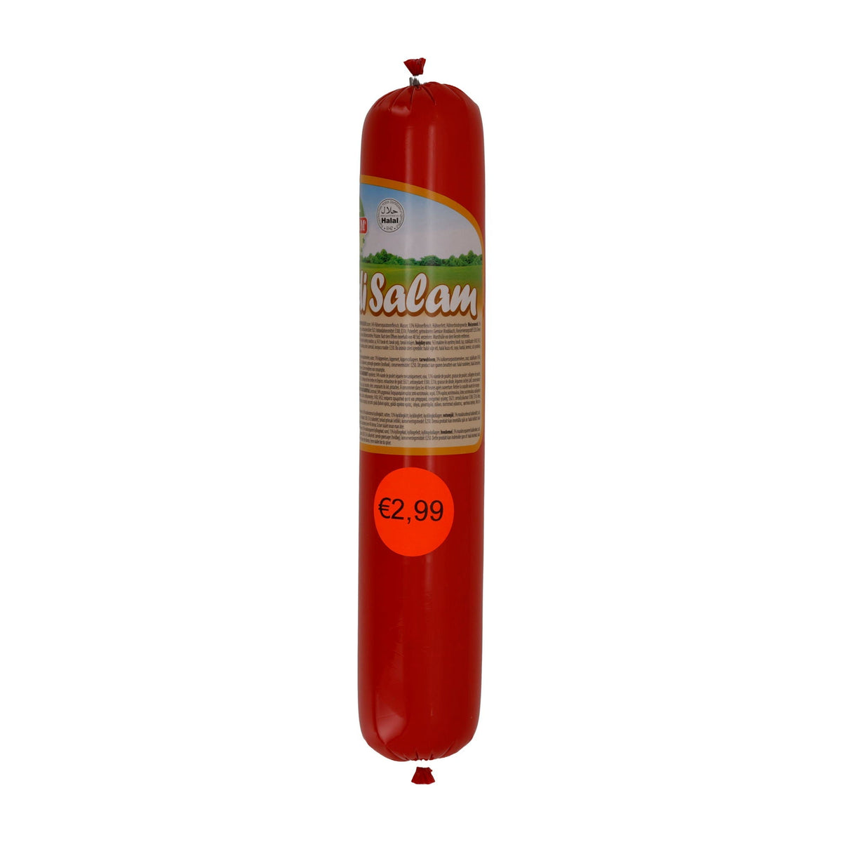 Wurst Selam | Hindi Wurst | Halal-Putenwurst, Brotzeit & Sandwich | 800 g SELAM