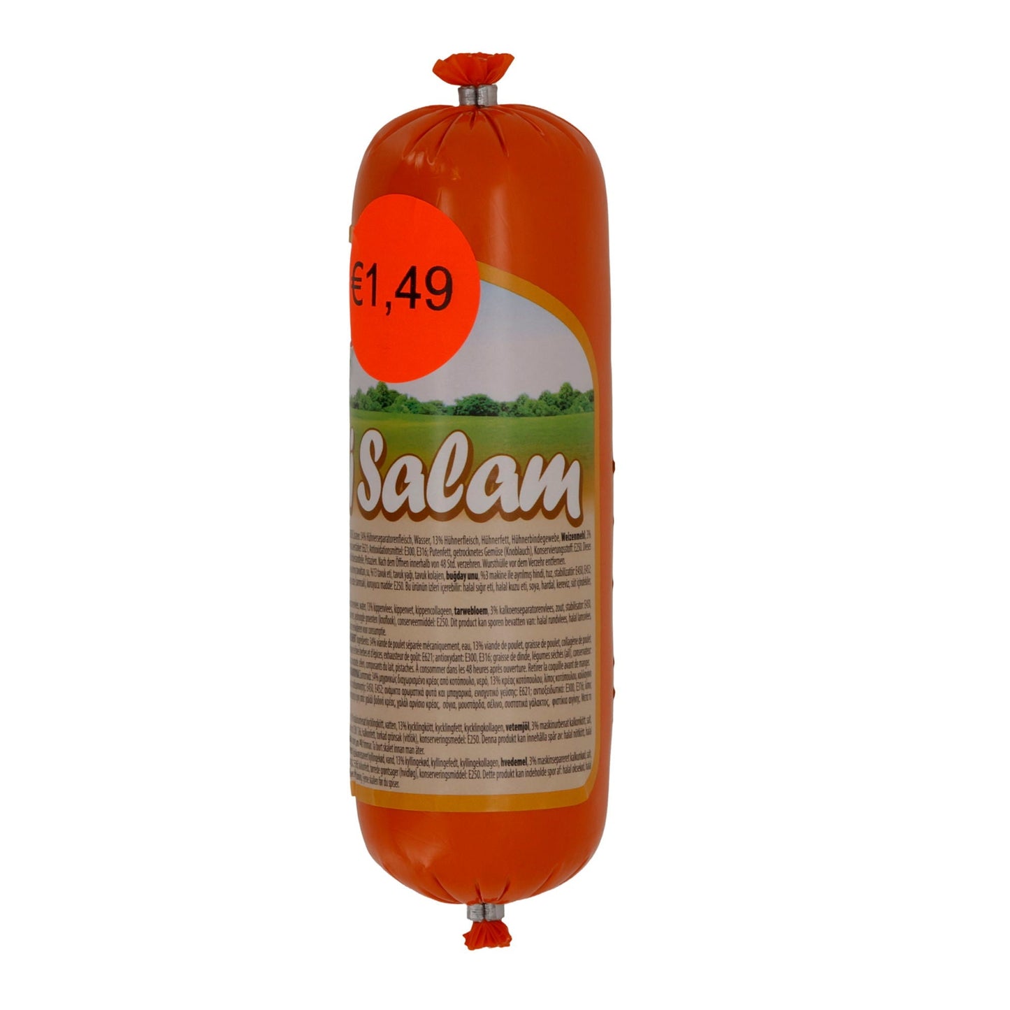Wurst Selam | Hindi Wurst | Halal-Putenwurst, Frühstück & Snacks | 400 g SELAM