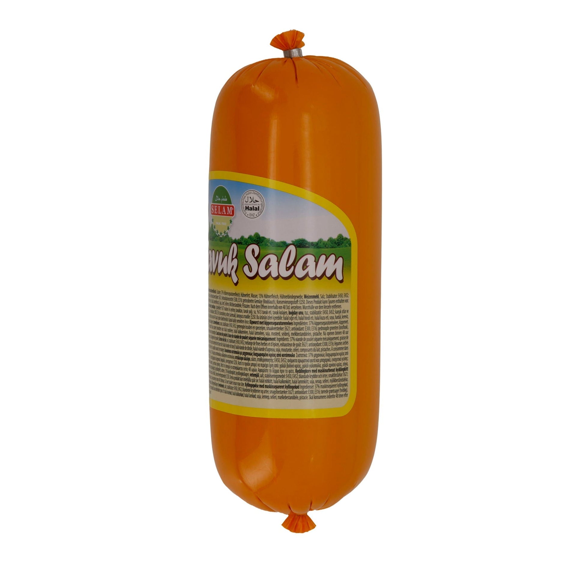 Wurst Selam | Tavuk Wurst | Halal-Hähnchenwurst, Brotzeit & Sandwich | 1400 g SELAM