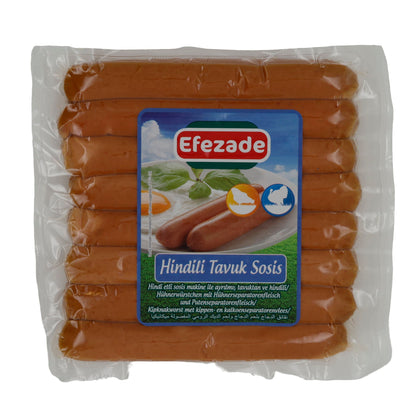 Würstchen Efesade Hindili Tavuk Sosis | Mini-Hähnchenwürstchen | Mit Putenfleisch | 400 g
